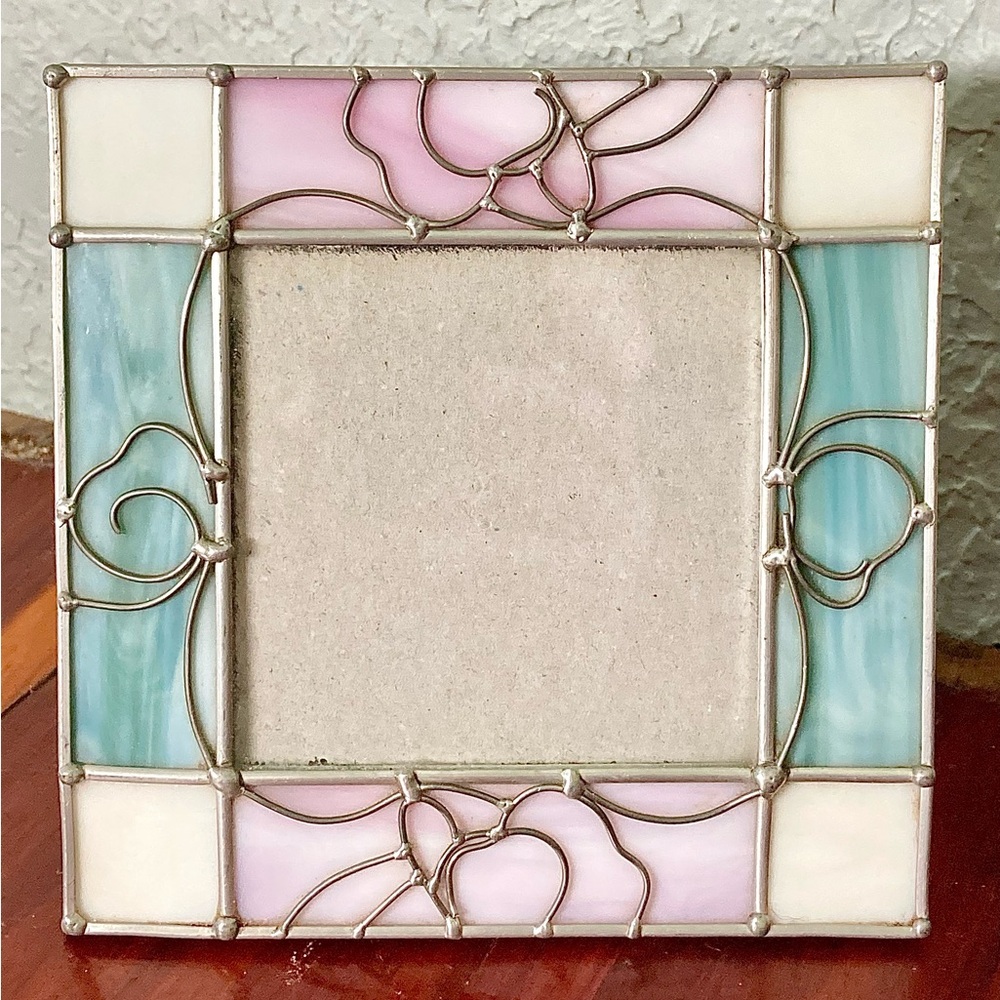 Stained Glass Photo Frame Malden 3.5” x 3.5”
